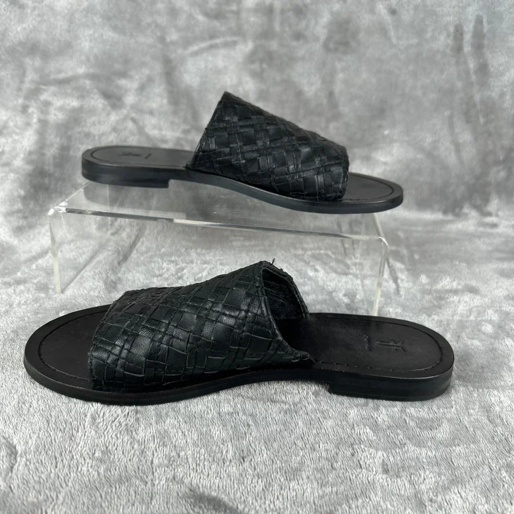 Frye black leather